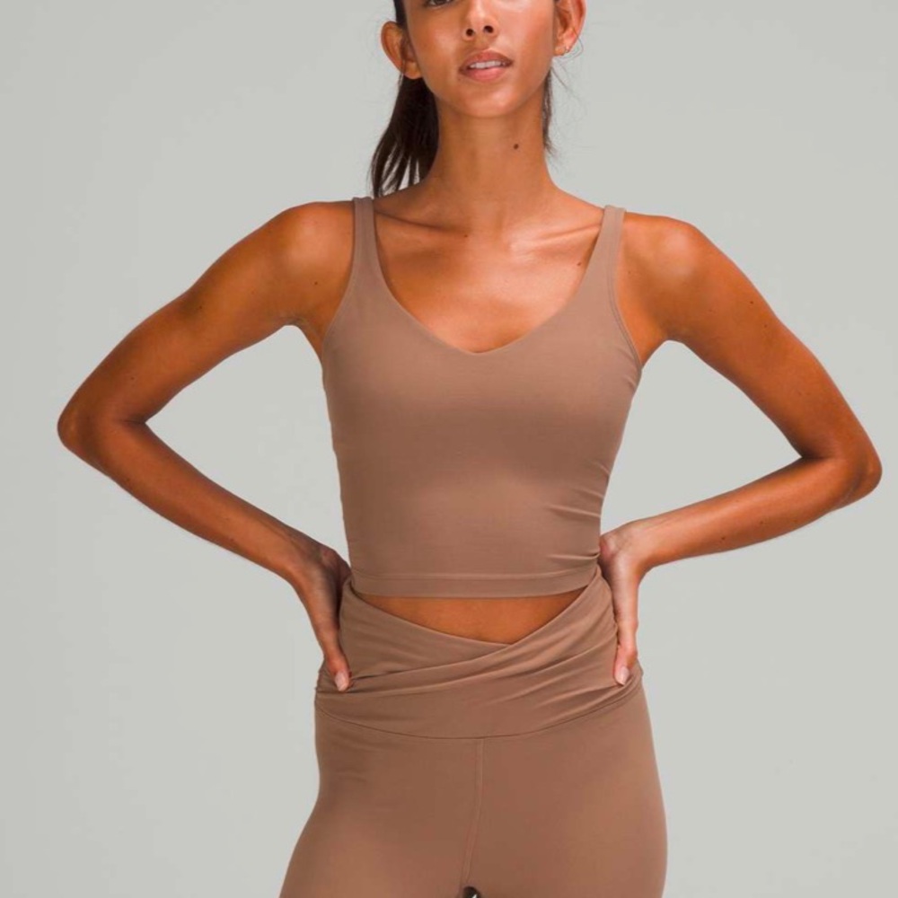 lululemon athletica Brown Tank Top